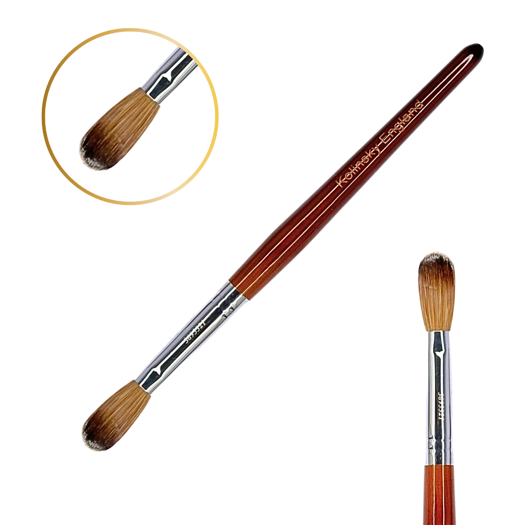 Acrylic Brush #16 - 100% Pure Kolinsky Hair